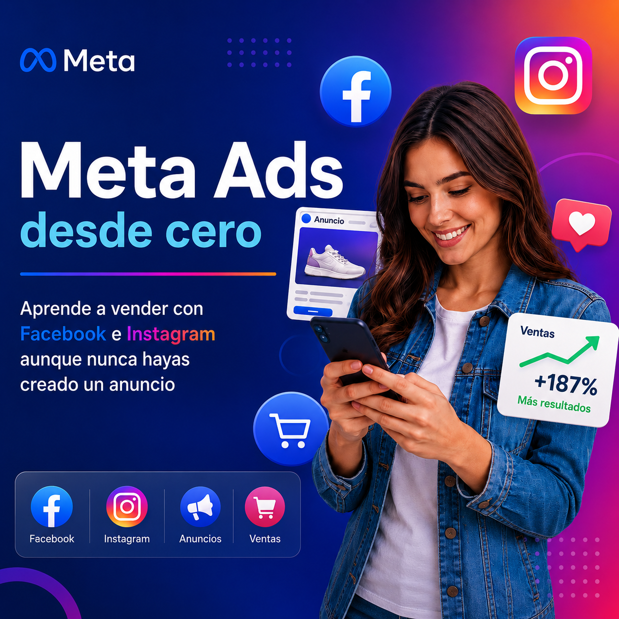 DOMINA META ADS Y MULTIPLICA TUS VENTAS (CURSO EN VIDEO PASO A PASO) ACTUALIZADO 2026